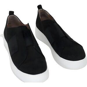 Steve Madden Brad Slip-On Platform Sneakers Black Women's US 7.5